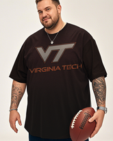 Virginia Tech Herren-T-Shirt mit kurzen Ärmeln, Übergröße